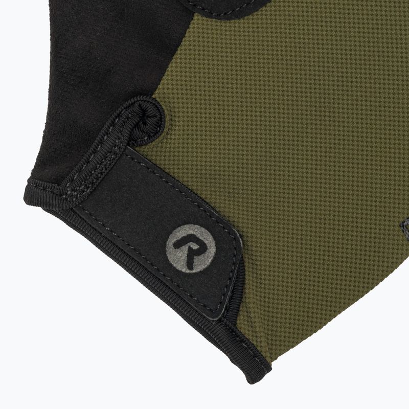 Rogelli Core army green men's cycling gloves 4
