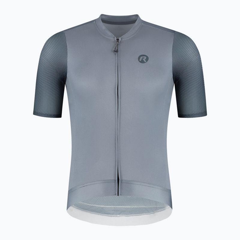 Men's cycling jersey Rogelli Fast grey / turguoise 7