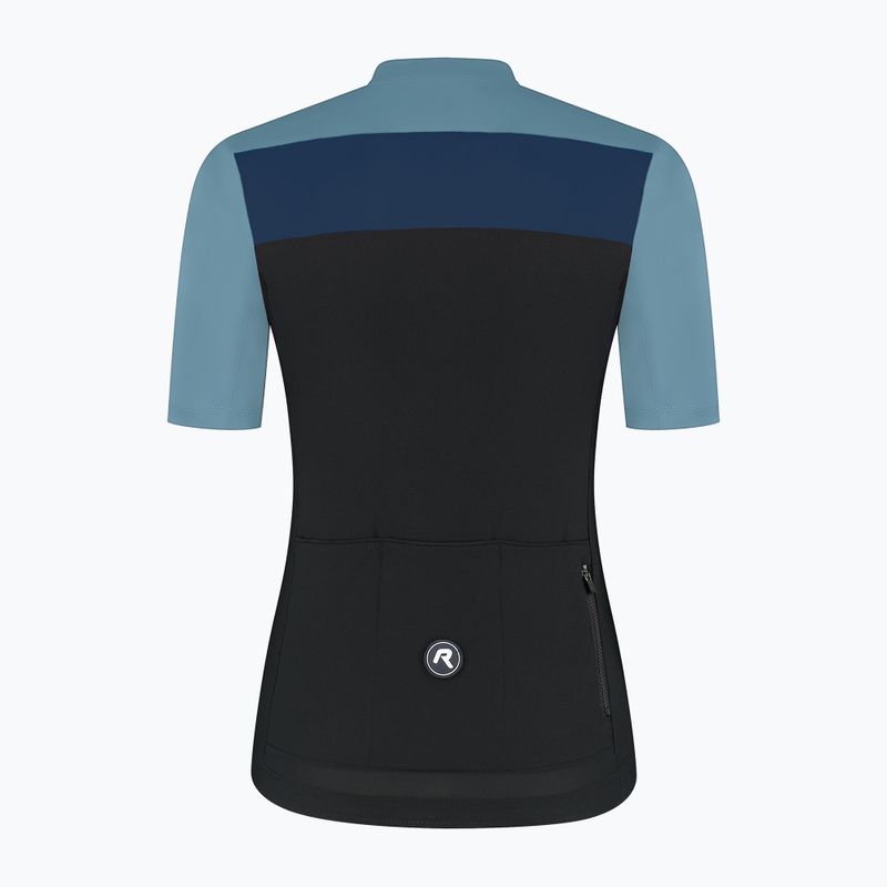 Women's cycling jersey Rogelli Core Block W black/blue/dark blue 7
