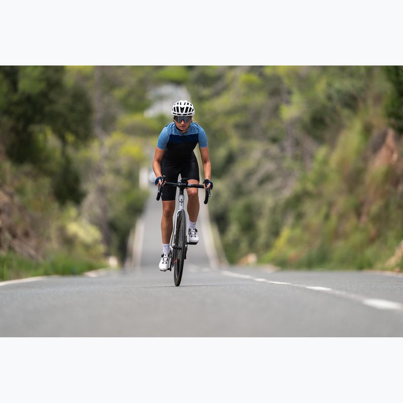 Women's cycling jersey Rogelli Core Block W black/blue/dark blue 9