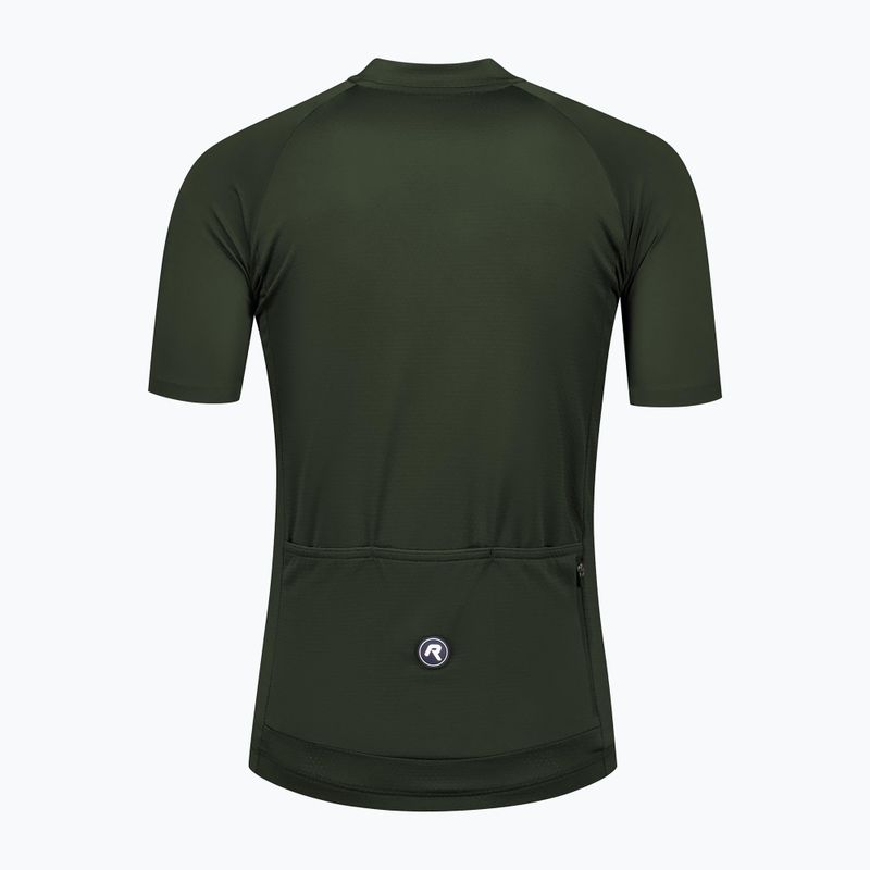 Rogelli Essential II army green men's cycling jersey 8
