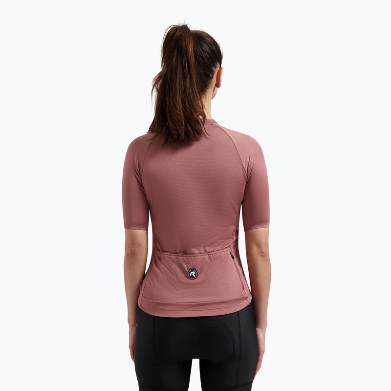 Women's cycling jersey Rogelli Essential II pink 2