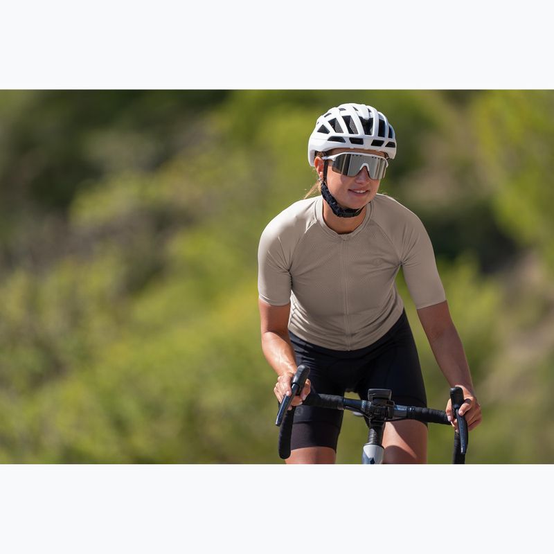 Women's cycling jersey Rogelli Essential II taupe 11