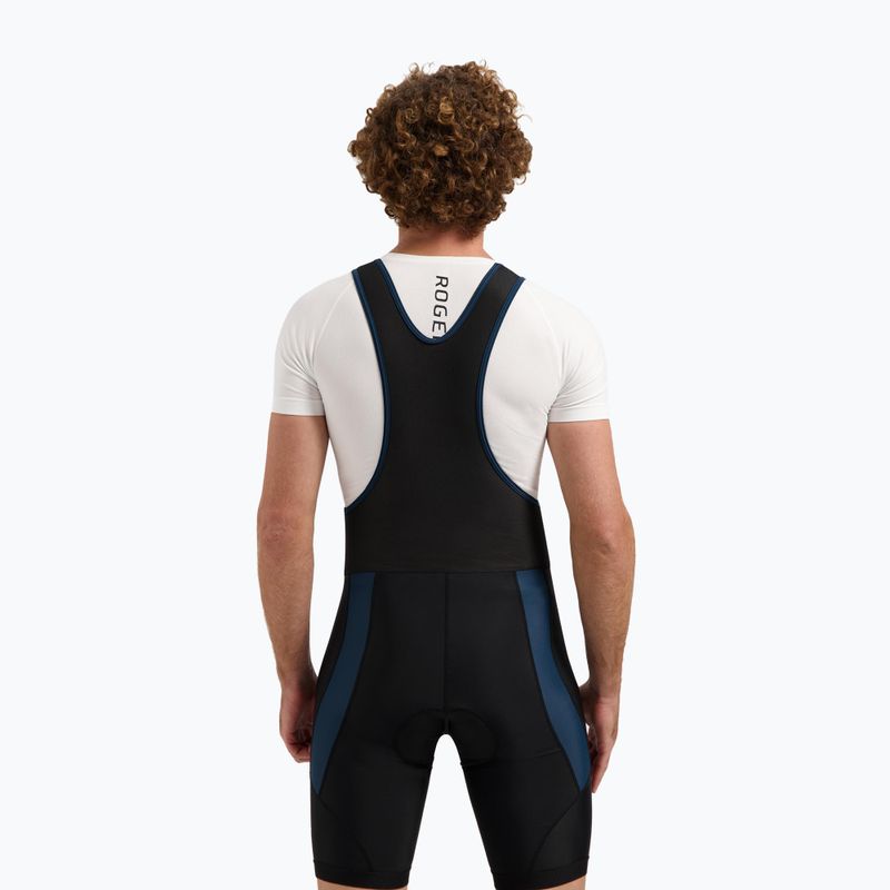 Rogelli Core Bib Short men's cycling shorts black/blue 2