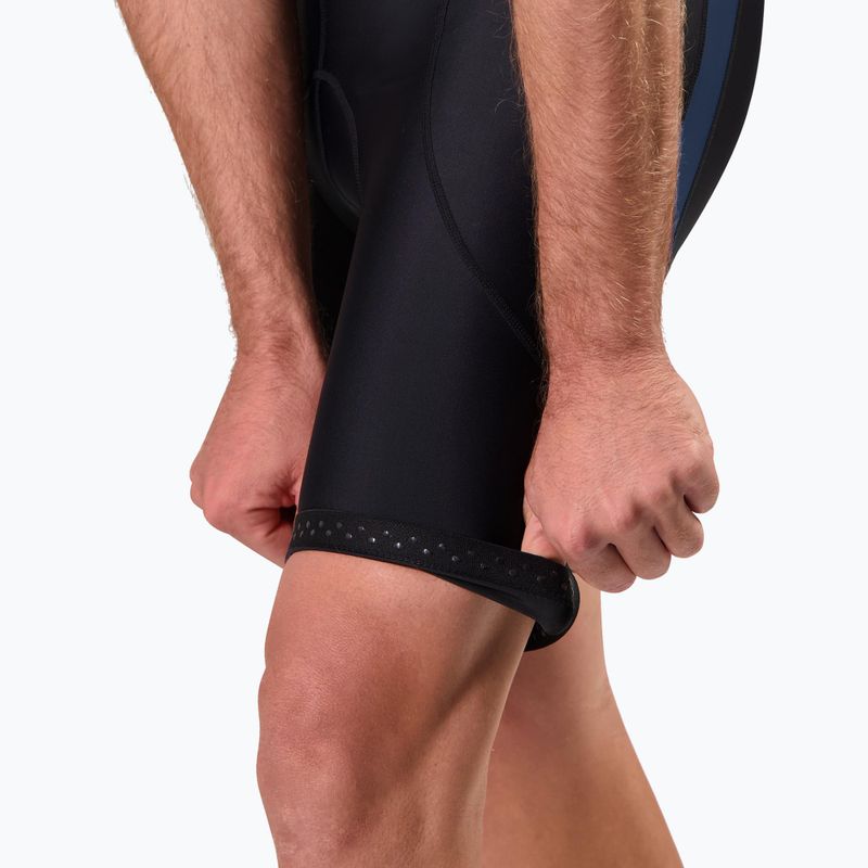 Rogelli Core Bib Short men's cycling shorts black/blue 5