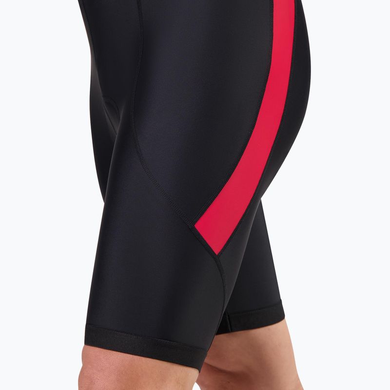 Rogelli Core Bib Short men's cycling shorts black/red 4