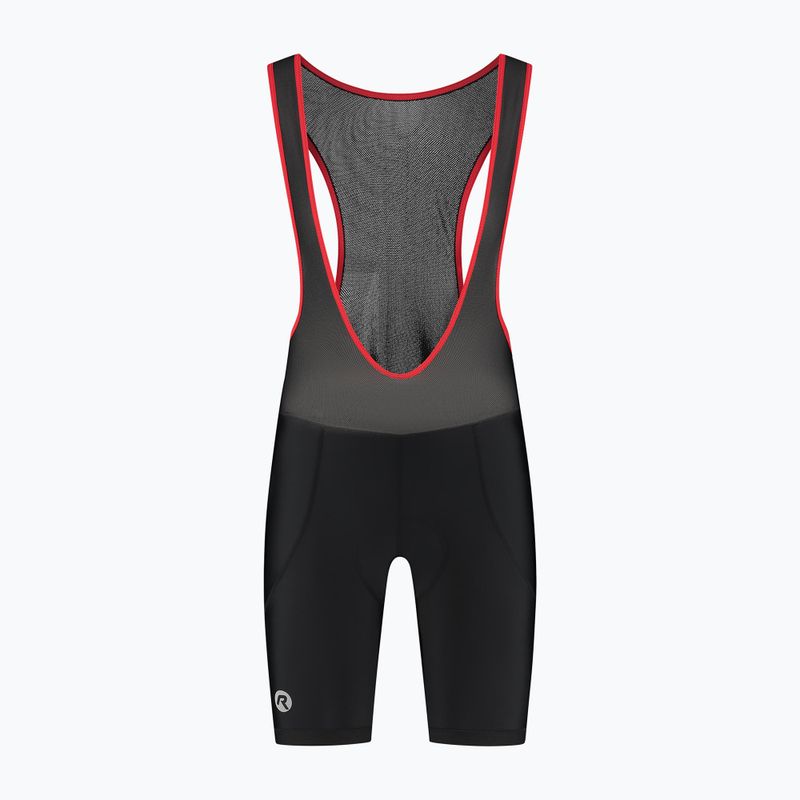 Rogelli Core Bib Short men's cycling shorts black/red 6