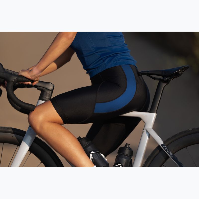 Women's cycling shorts Rogelli Core Bib Short W black/blue 7