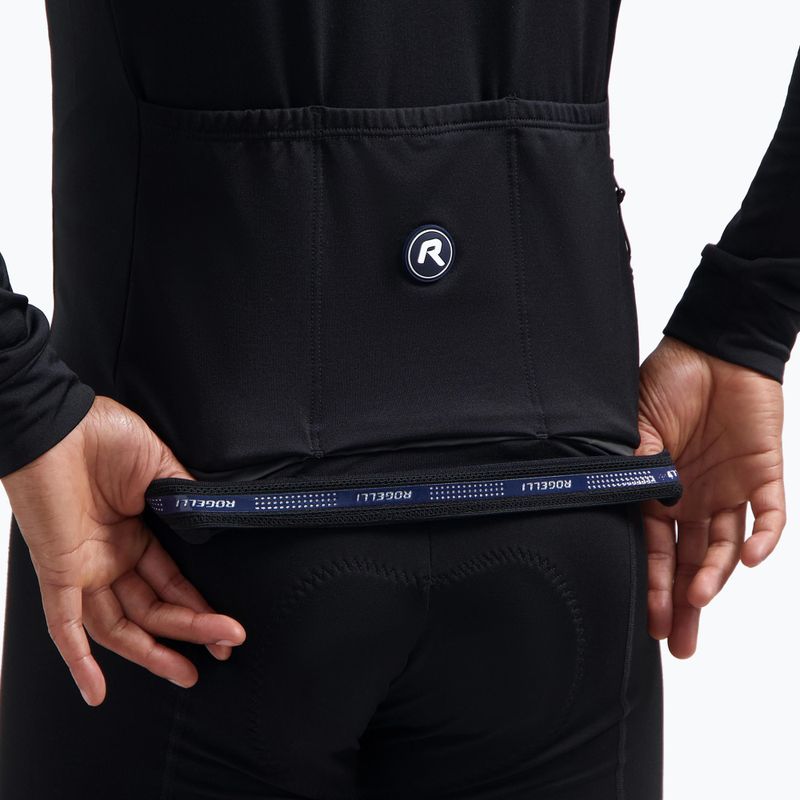 Men's cycling longsleeve Rogelli Essential II black 5