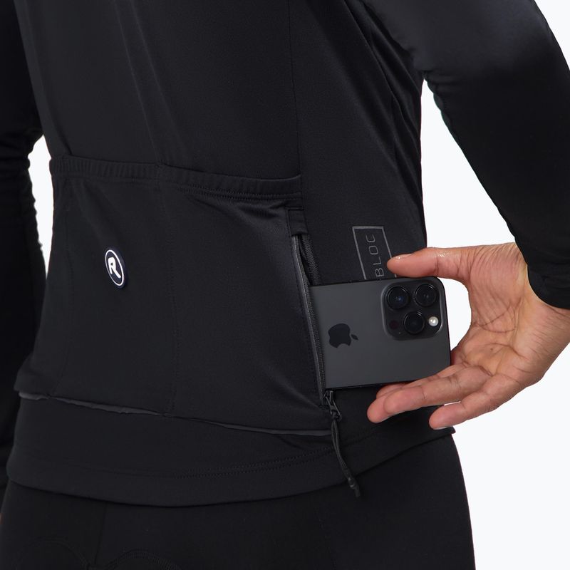 Men's cycling longsleeve Rogelli Essential II black 6