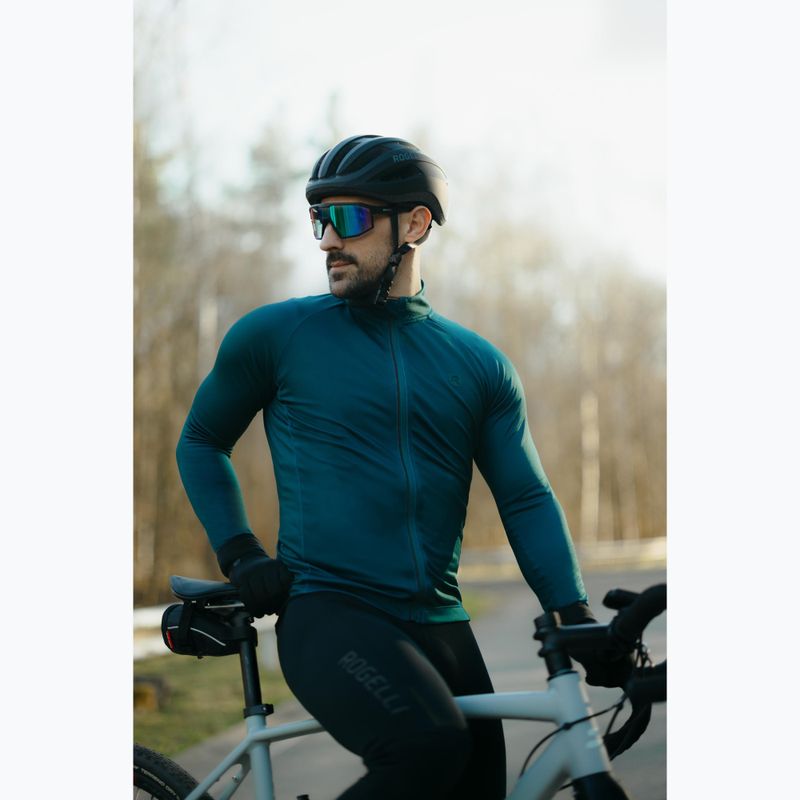 Men's cycling longsleeve Rogelli Essential II blue 9