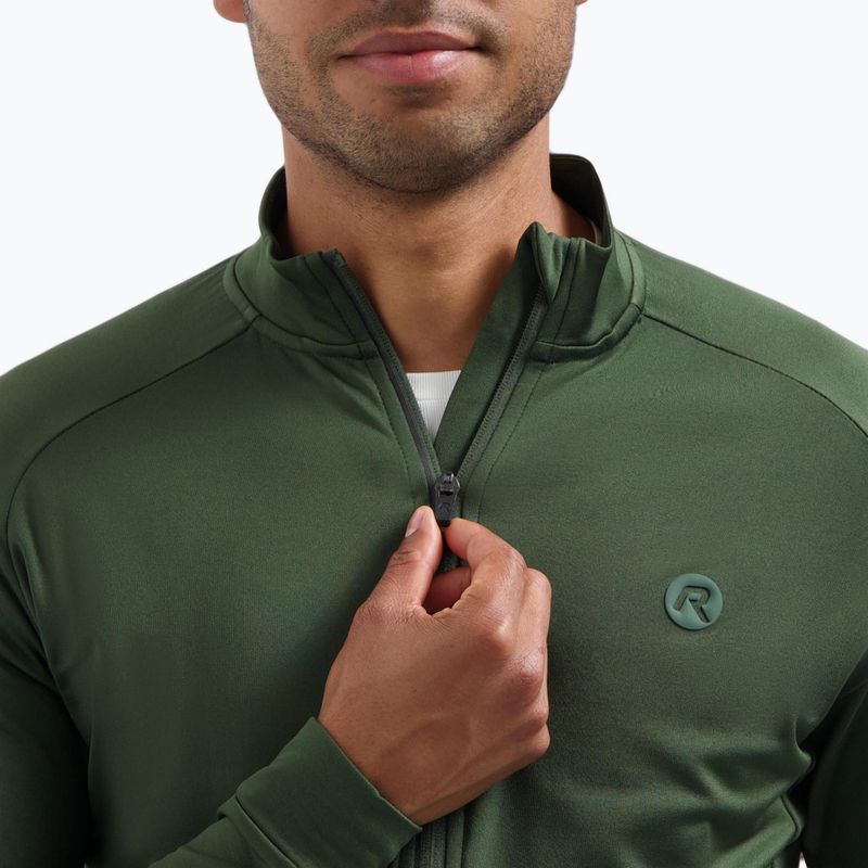 Men's cycling longsleeve Rogelli Essential II green 4