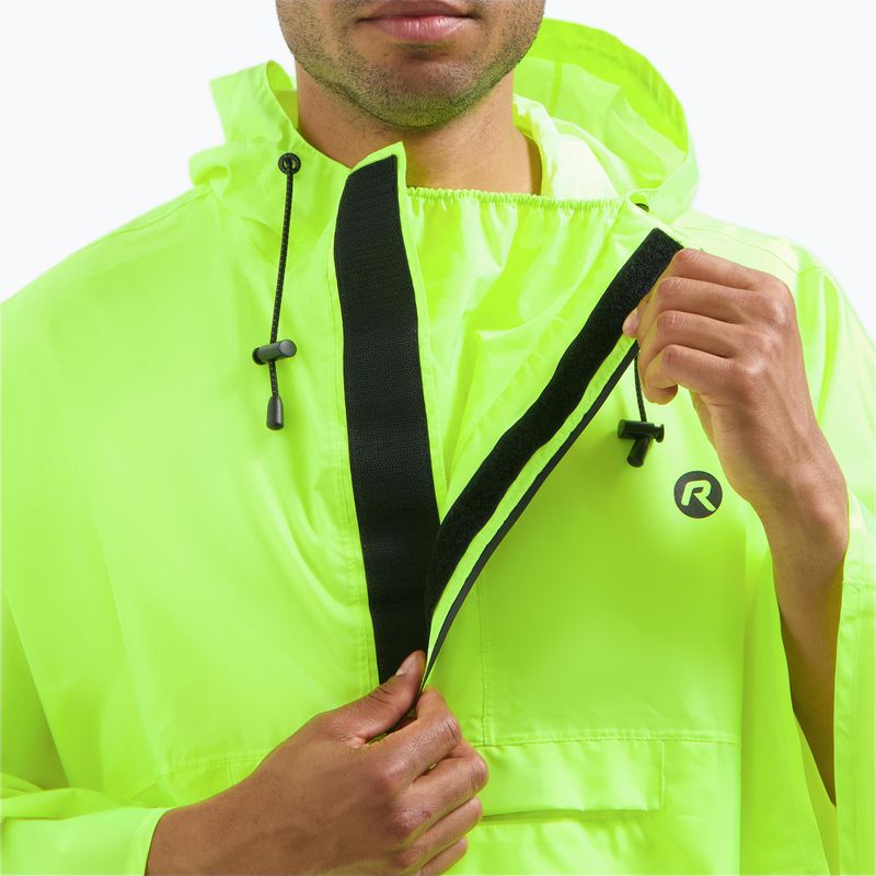 Cycling jacket Rogelli Commuter Core fluor yellow 6