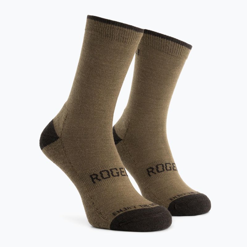 Socks Rogelli Wool Wintersocks 2 pairs bordeaux/brown 3