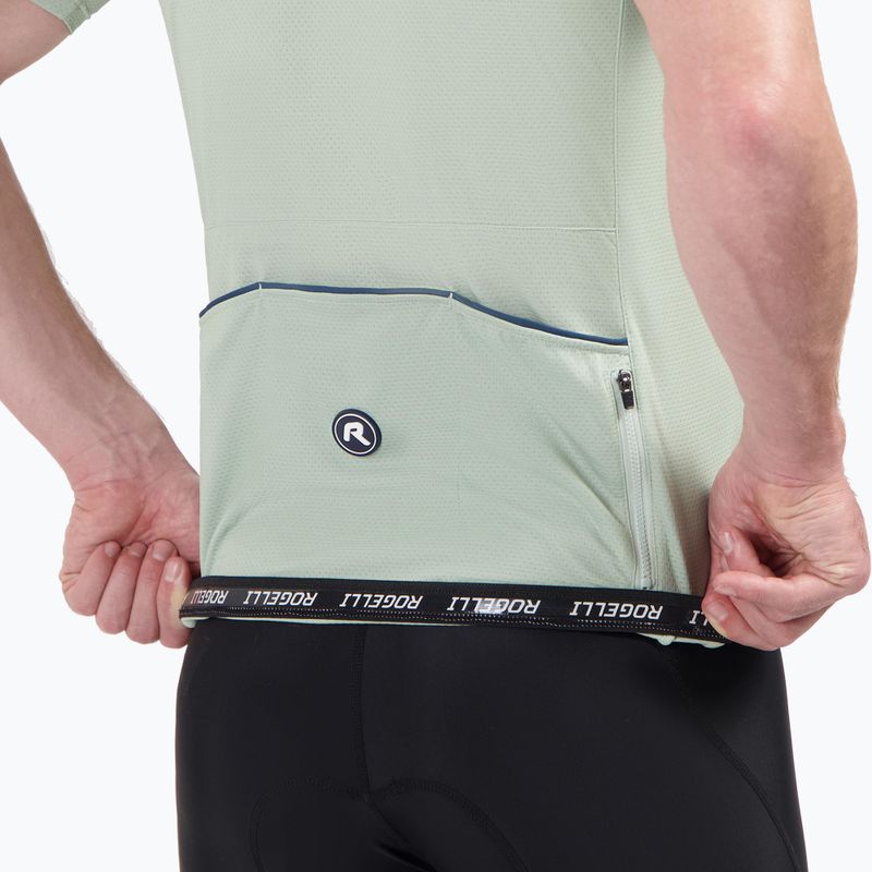 Men's cycling jersey Rogelli Explore aqua grey 4