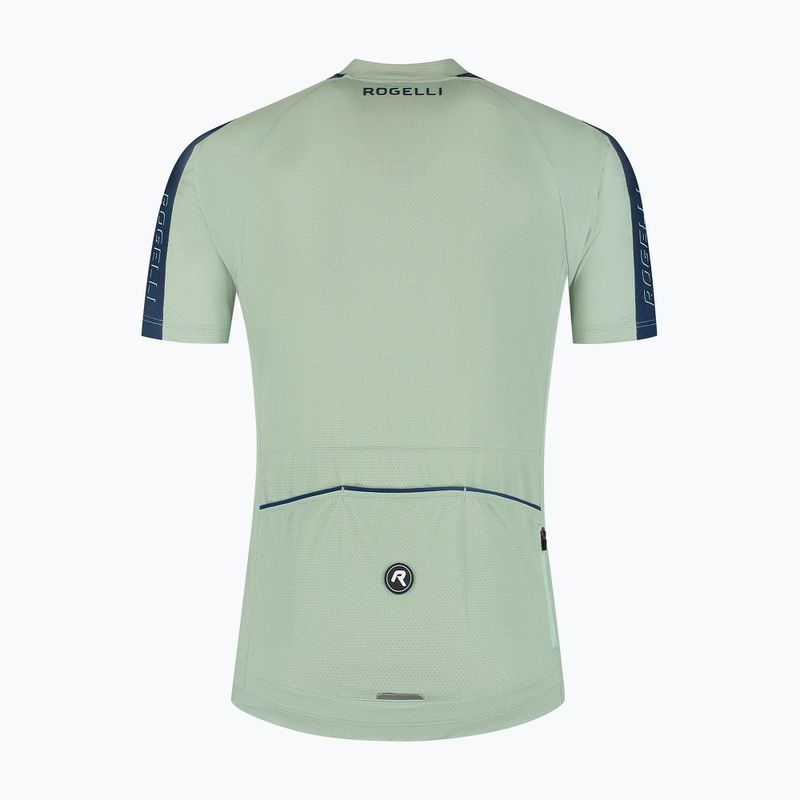 Men's cycling jersey Rogelli Explore aqua grey 7