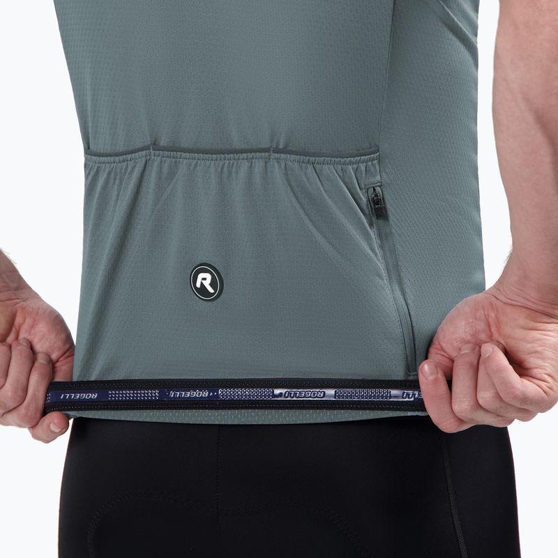 Men's cycling jersey Rogelli Essential II grey 4