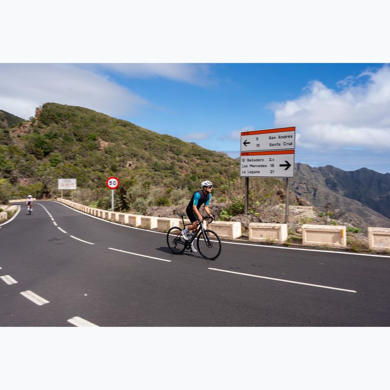 Men's cycling jersey Rogelli Fast black/teal/green 8