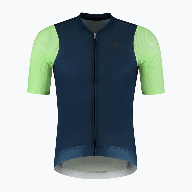Men's cycling jersey Rogelli Fast blue/lime 5