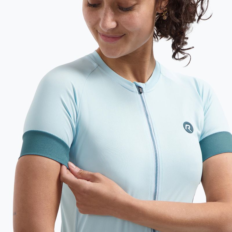 Women's cycling jersey Rogelli Modesta light blue 3