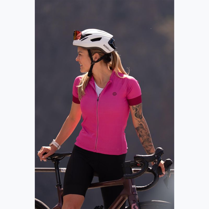 Women's cycling jersey Rogelli Modesta pink 8