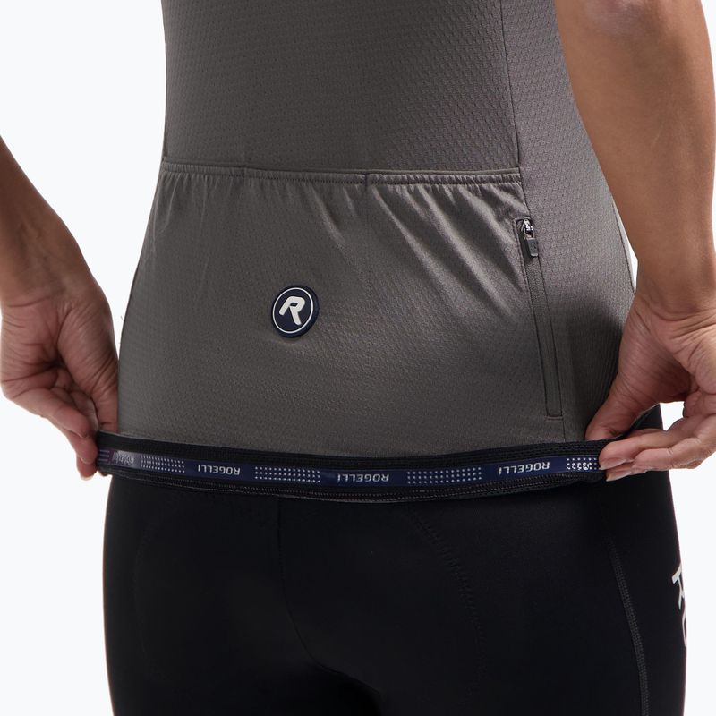 Women's cycling jersey Rogelli Essential II plum kitten 5