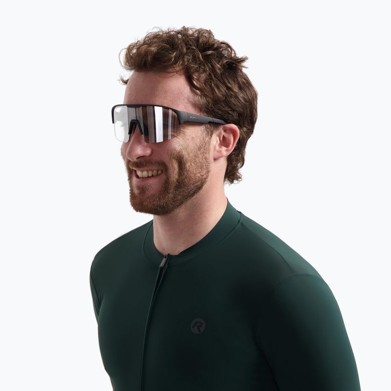 Sunglasses Rogelli Mirage Photochromatic black/silver mirror 3