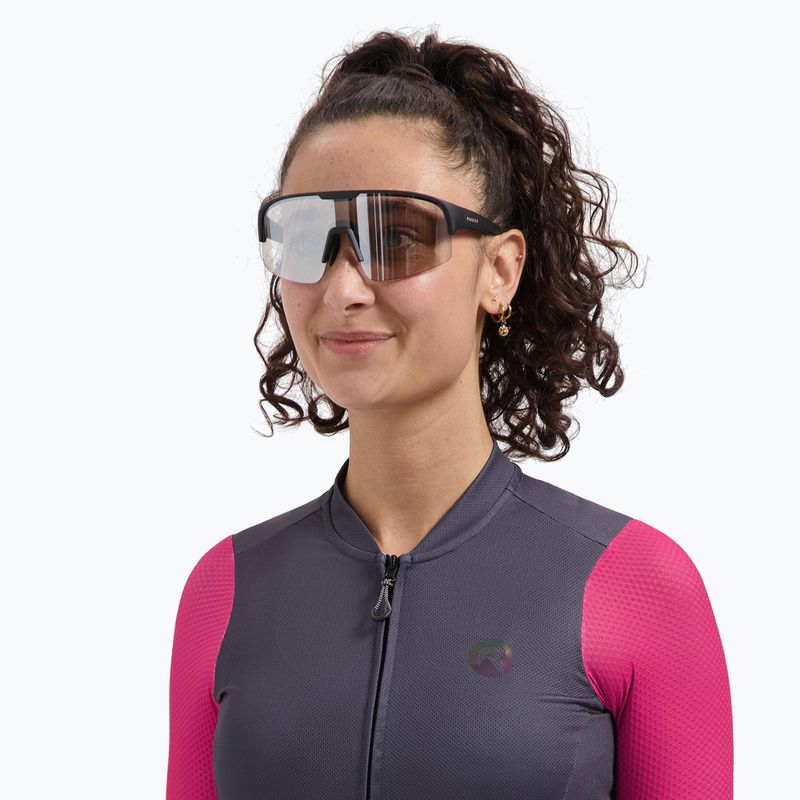 Sunglasses Rogelli Mirage Photochromatic black/silver mirror 5