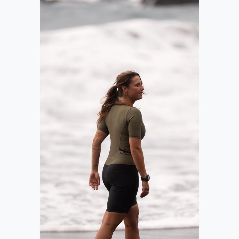 Triathlon suit Rogelli Florida Tri Suit black/army green 13
