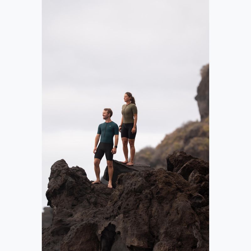 Triathlon suit Rogelli Florida Tri Suit black/army green 14