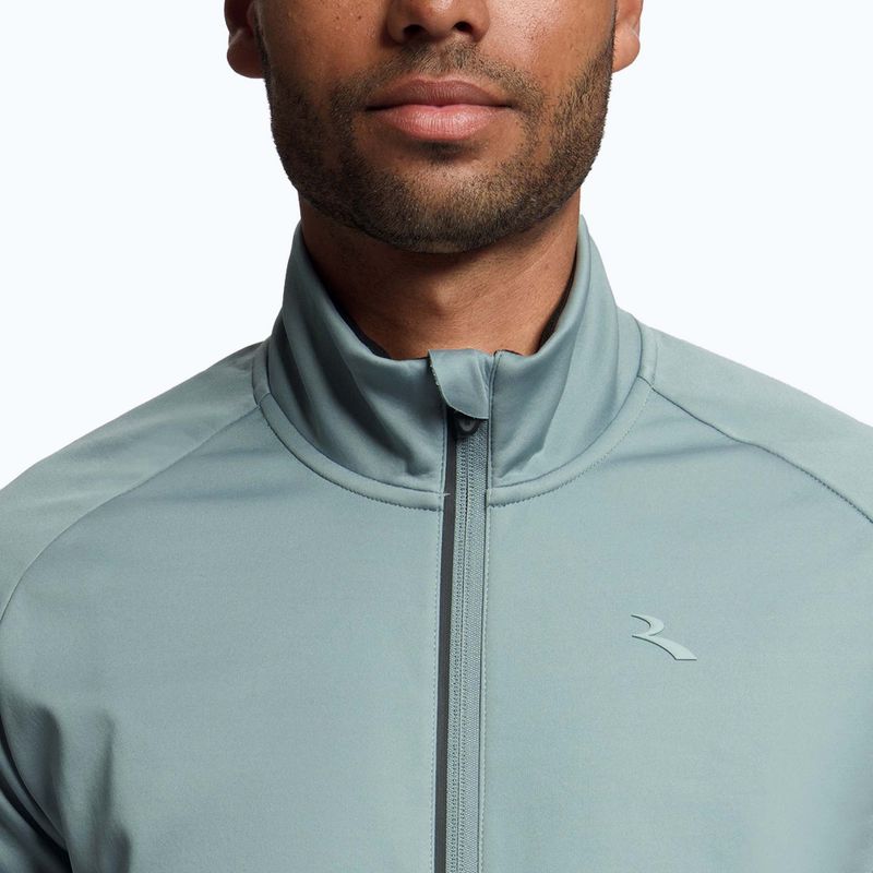 Men's cycling jacket Rogelli Essential II Jacket grey 4