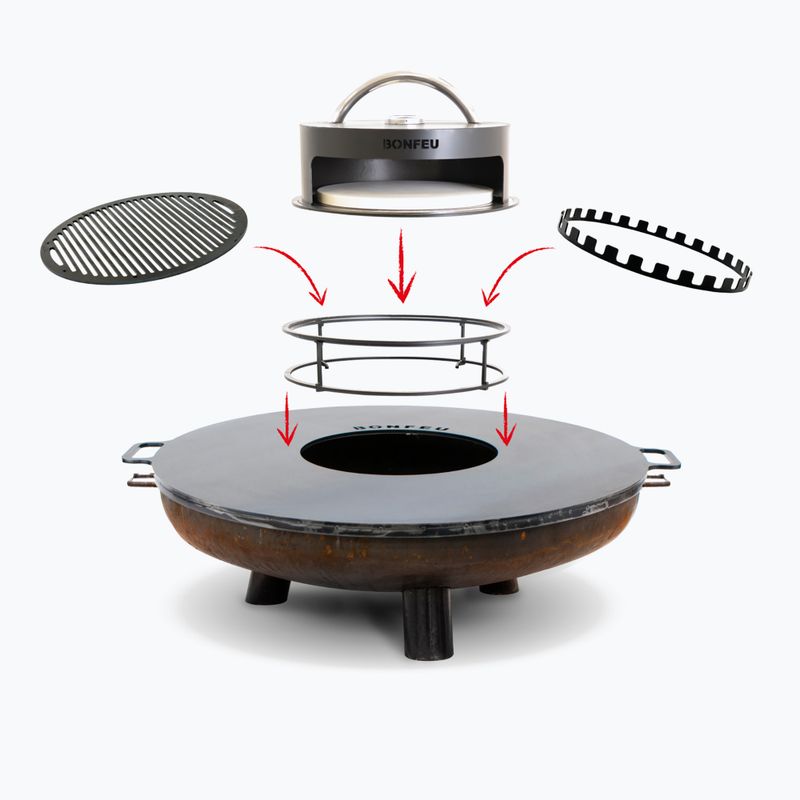 Fire pit BonFeu BonBowl Plus 60 cm corten 2