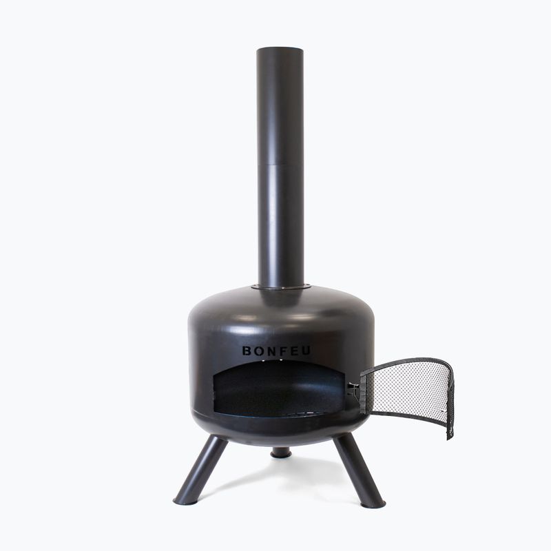 Outdoor fireplace BonFeu BonGiro black 2