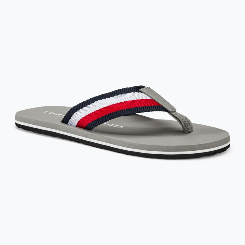 Men's Tommy Hilfiger Corporate Beach Sandal antique silver