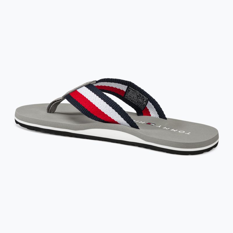 Men's Tommy Hilfiger Corporate Beach Sandal antique silver 3