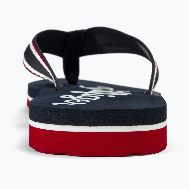 Tommy Hilfiger Im Graphic Beach Sandal women's flip flops space blue 6
