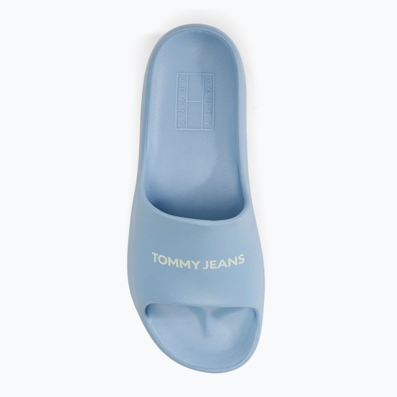 Tommy Jeans women's Chunky Flatform Slide slides westside blue 5