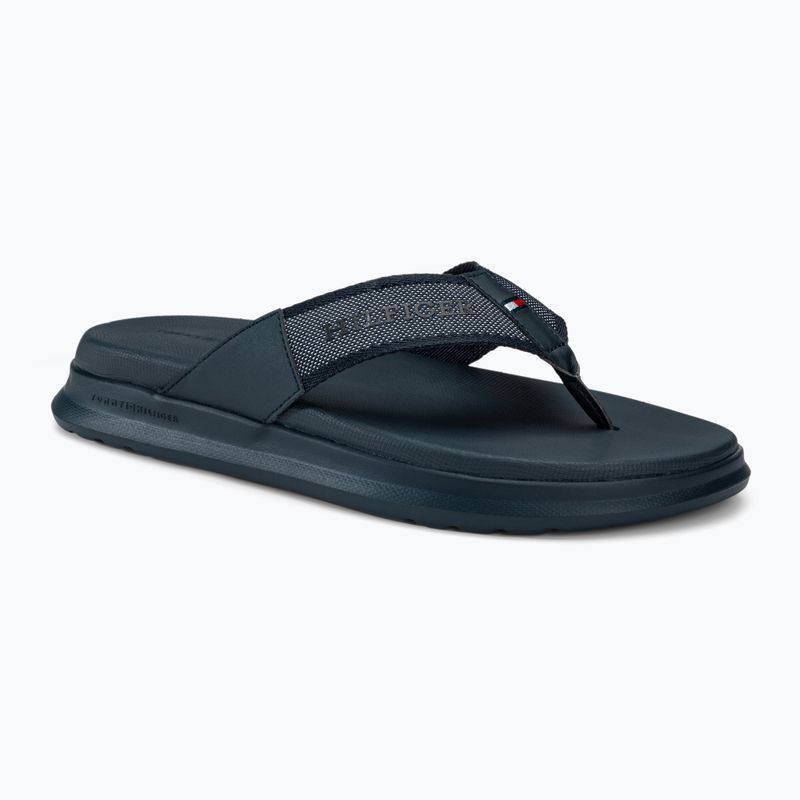 Men's Tommy Hilfiger Comfort Toe Post Beach Sandal desert sky