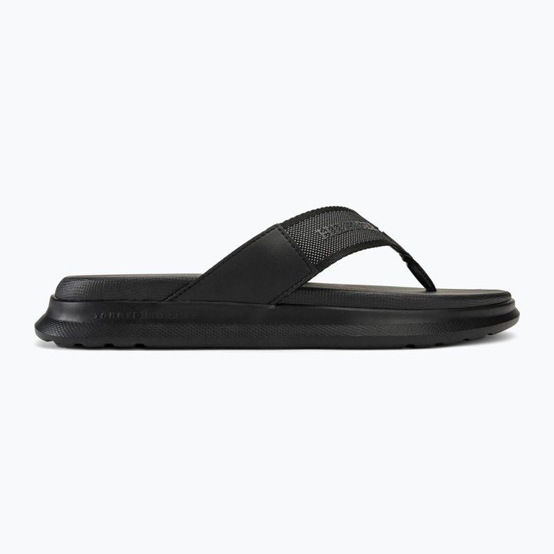 Men's Tommy Hilfiger Comfort Toe Post Beach Sandal black 2