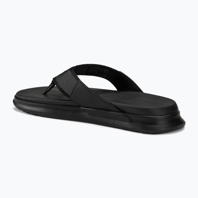 Men's Tommy Hilfiger Comfort Toe Post Beach Sandal black 3