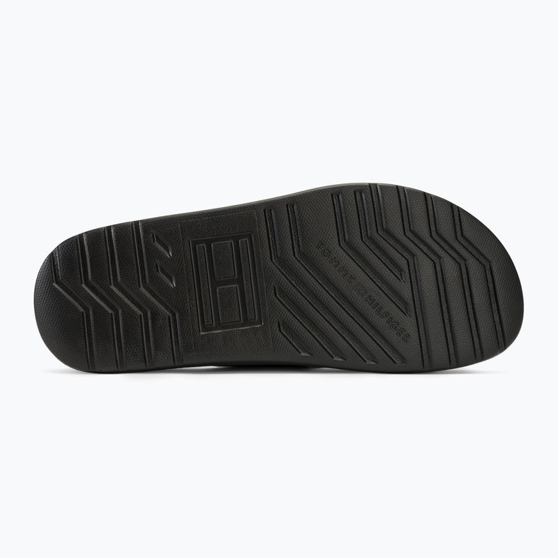 Men's Tommy Hilfiger Comfort Toe Post Beach Sandal black 4