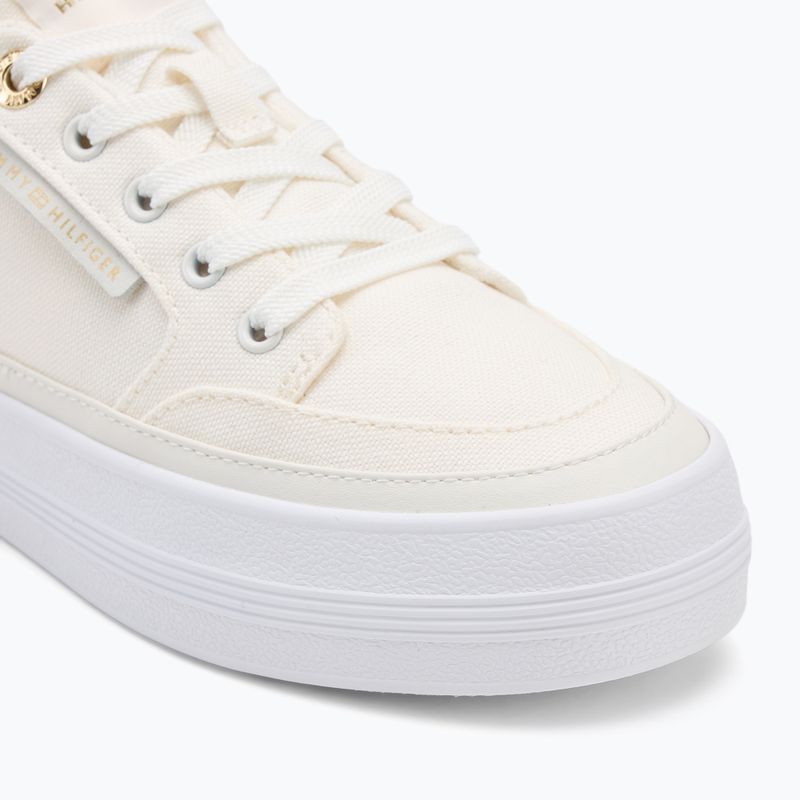 Tommy Hilfiger Essential Vulc Textile YBL women's trainers ecru 7