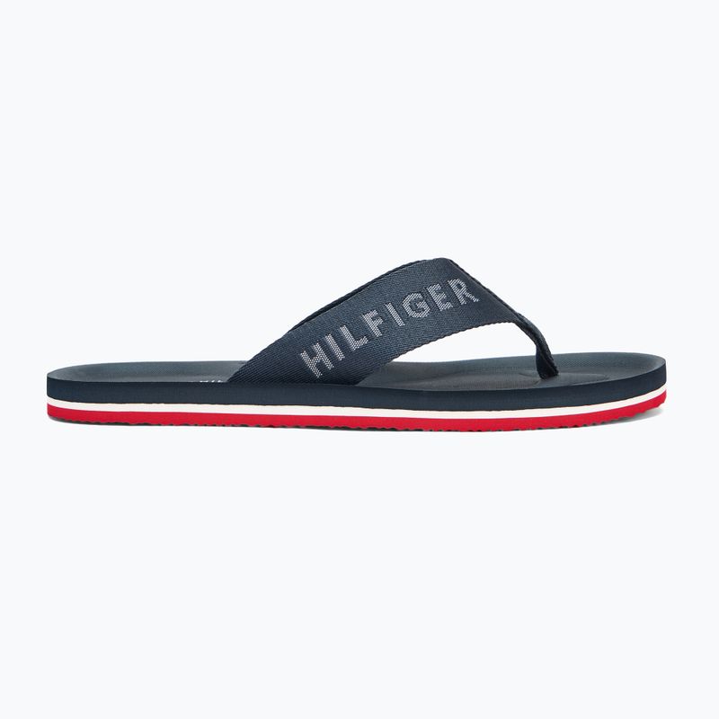 Men's Tommy Hilfiger Comfort Beach Sandal military denim flip flops 2