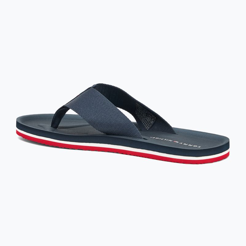 Men's Tommy Hilfiger Comfort Beach Sandal military denim flip flops 3
