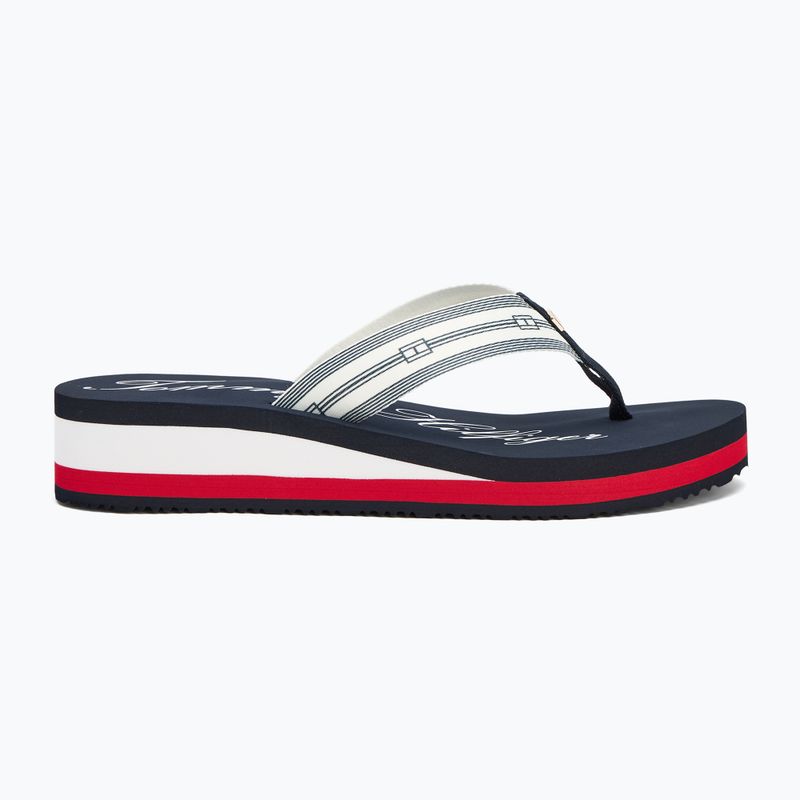 Tommy Hilfiger Im Th Signature Beach Sandal women's flip flops rwb 2