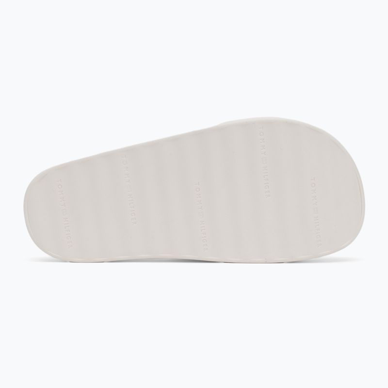 Tommy Hilfiger women's slides Platform Monogram Poolslide ancient white 4