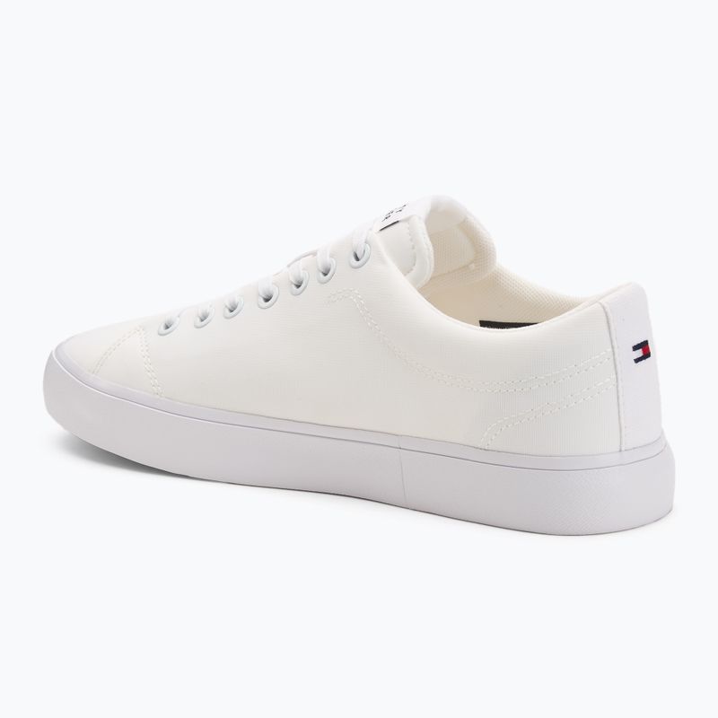 Tommy Hilfiger men's trainers Th Hi Vulc Low Core Stripes Mesh YBS white 3