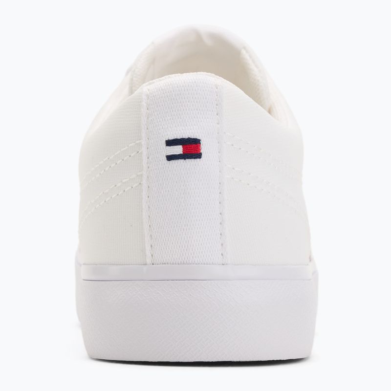 Tommy Hilfiger men's trainers Th Hi Vulc Low Core Stripes Mesh YBS white 6