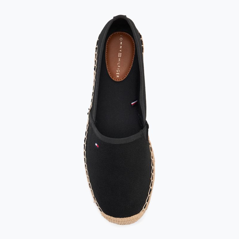 Tommy Hilfiger women's shoes Flag Canvas black 5