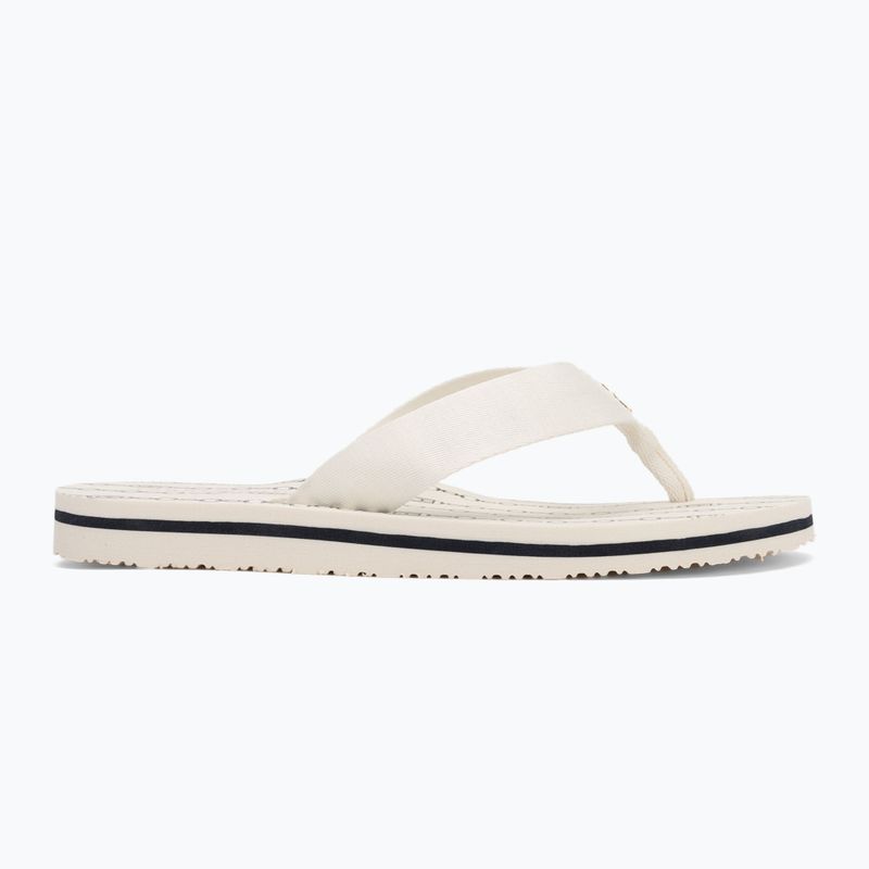 Tommy Hilfiger women's flip flops Chain Print Beach Sandal ivory 2